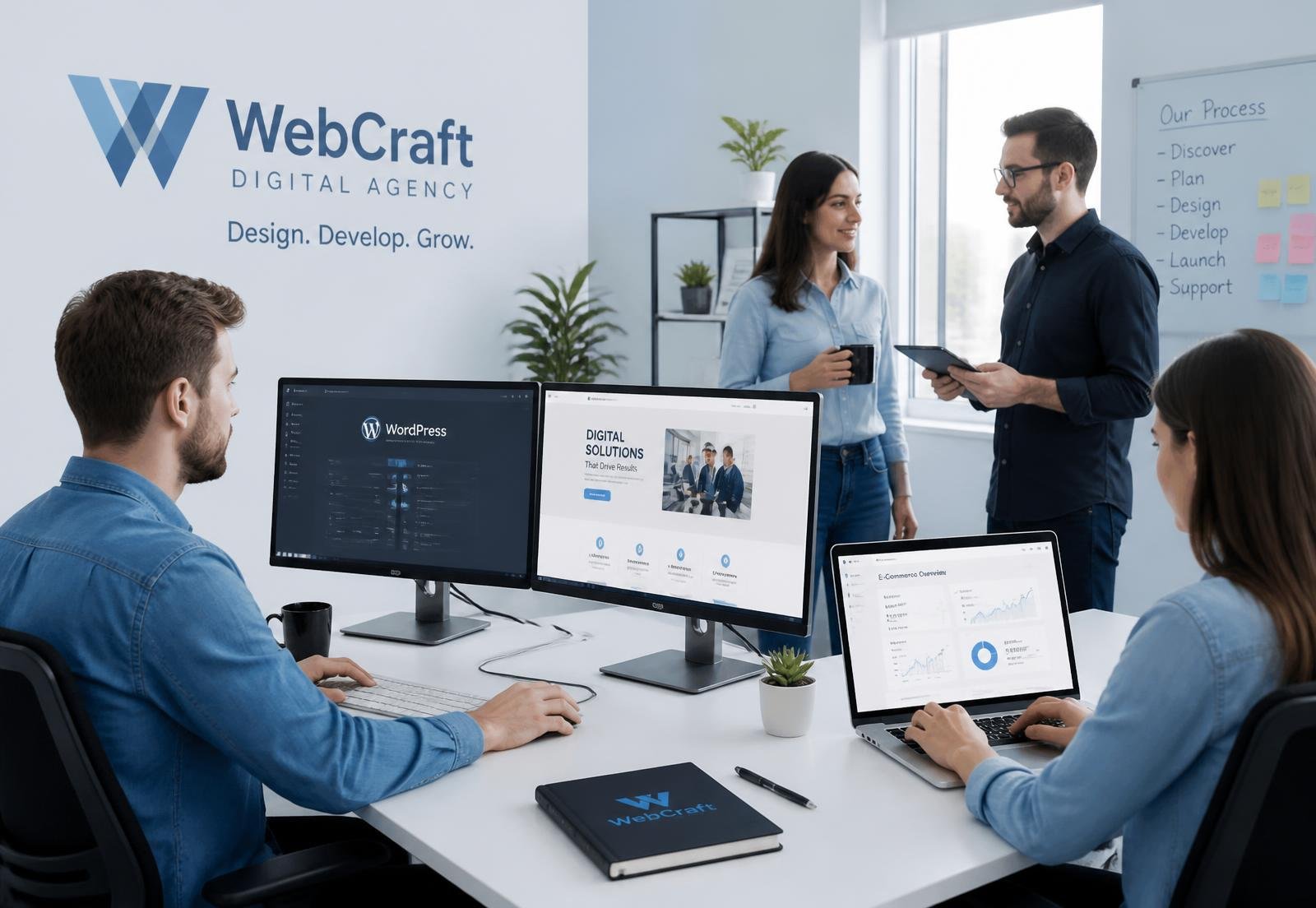 Agency team building WordPress and eCommerce websites